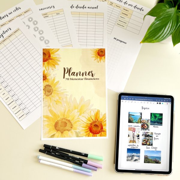 Planner | Mi Bienestar Financiero (PDF imprimible)