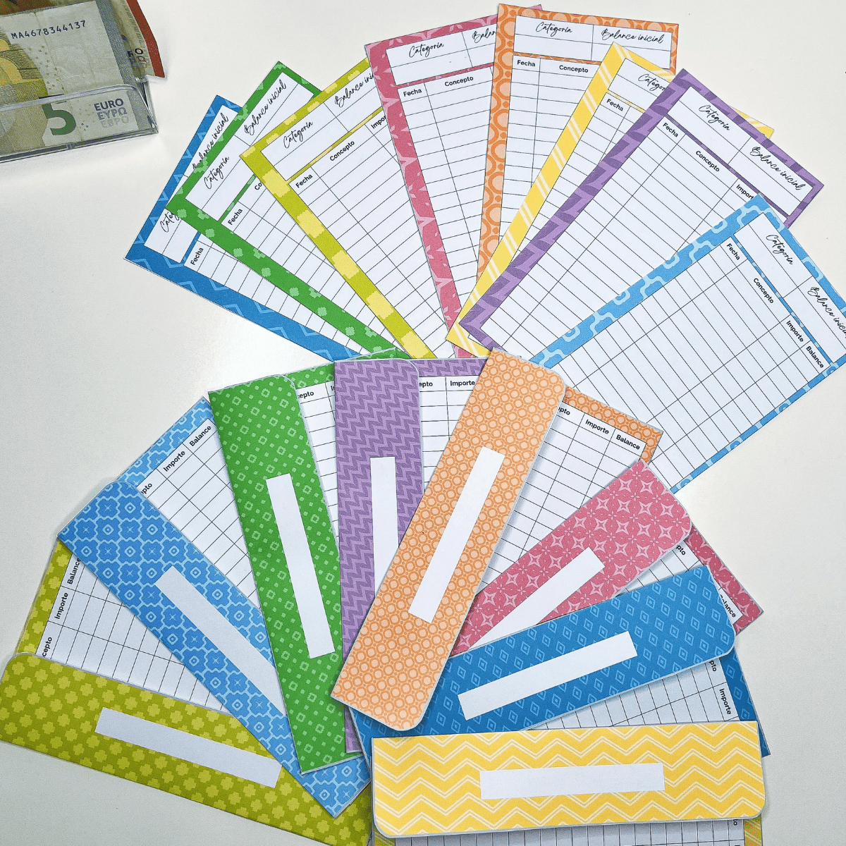 Sobres de efectivo - Geométricos 3