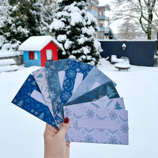 Sobres de efectivo - Invierno nórdico 1