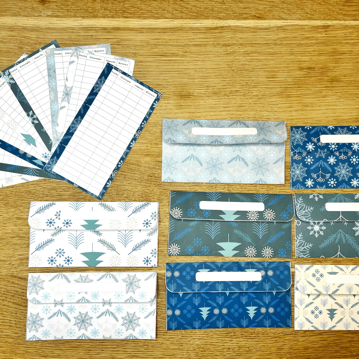 Sobres de efectivo - Invierno nórdico 2