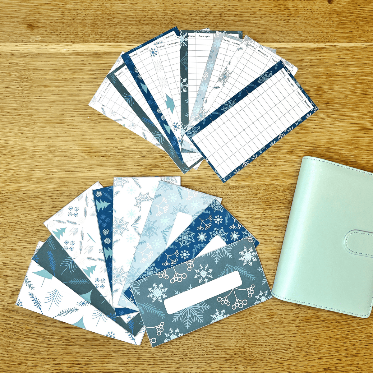 Sobres de efectivo - Invierno nórdico 3