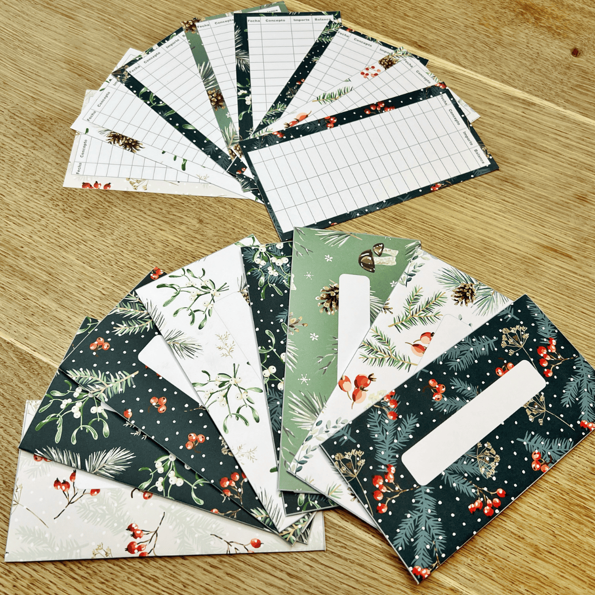 Sobres de efectivo - Navidad 3